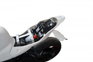 Suzuki GSX R 1000 17-SS with aluminium reinforcement on bike
